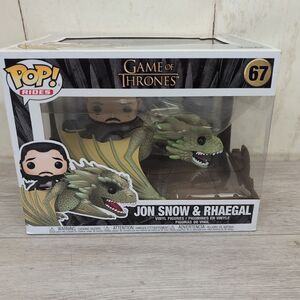 Funko Pop! Rides: Game of Thrones - Jon Snow w/Rhaegal #67 Little Box Damage New